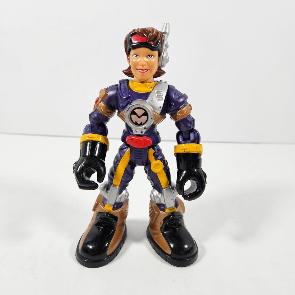 Rescue Heroes Ariel Flyer Action Figure Fisher Price Voice Tech Compatible 2001
